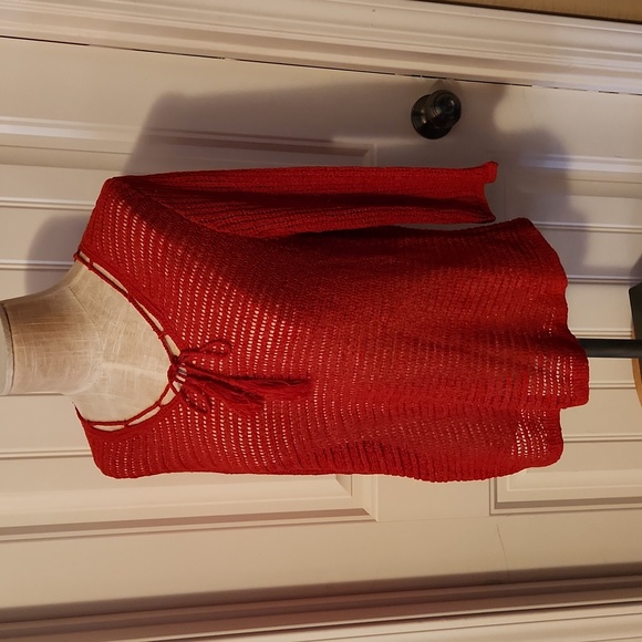 Chico's Tops - Knit beach coverup top